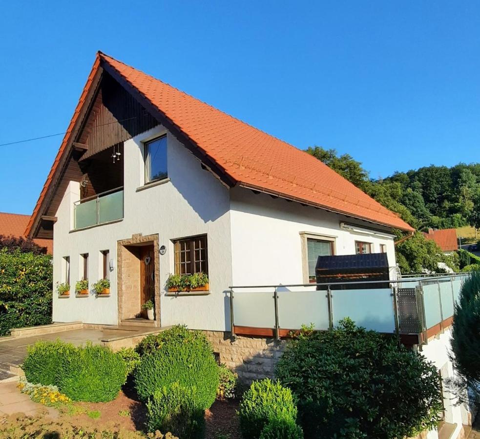 Ferienwohnung Am Rennsteig Bei Eisenach - Ilona Schmidt Wolfsburg-Unkeroda Extérieur photo